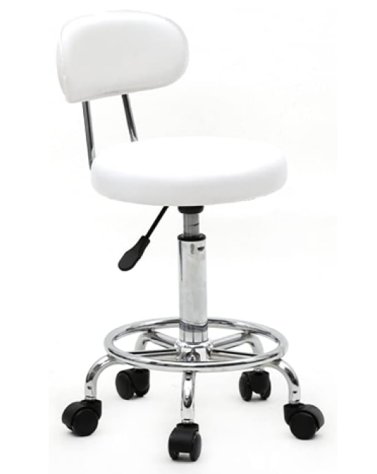 Rolling Swivel Stool w/Wheels Adjustable for Tattoo Facial Massage Spa  Salon