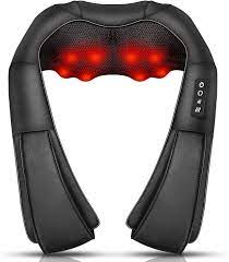 Renpho Shiatsu Neck and Shoulder Back Massager with Heat, Deep Tissue 3D  Kneading Massage Pillow for Pain Relief on Waist, Leg, Calf, Foot, Arm